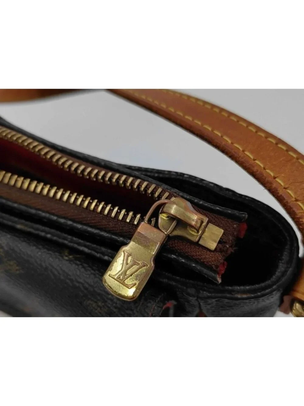 Louis Vuitton Shoulder Bag Viva Cite PM Brown Monogram Gold